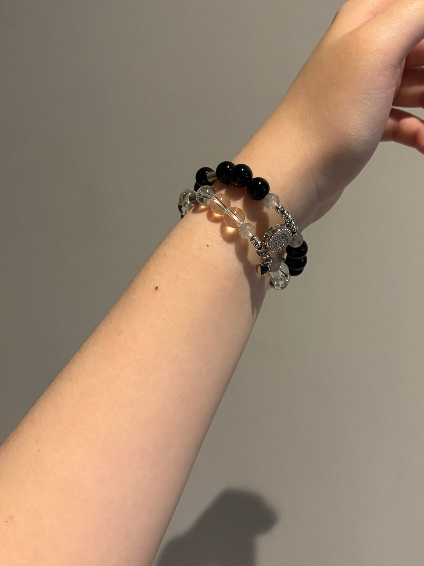 Twin Luminaries - Crystal Bracelet