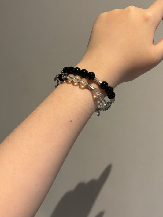 Twin Luminaries - Crystal Bracelet