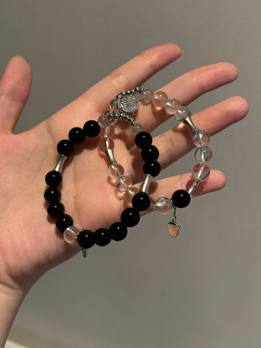 Twin Luminaries - Crystal Bracelet